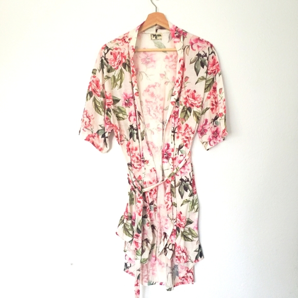 Show me your mumu brie Robe with belt size OS - Picture 2 of 11